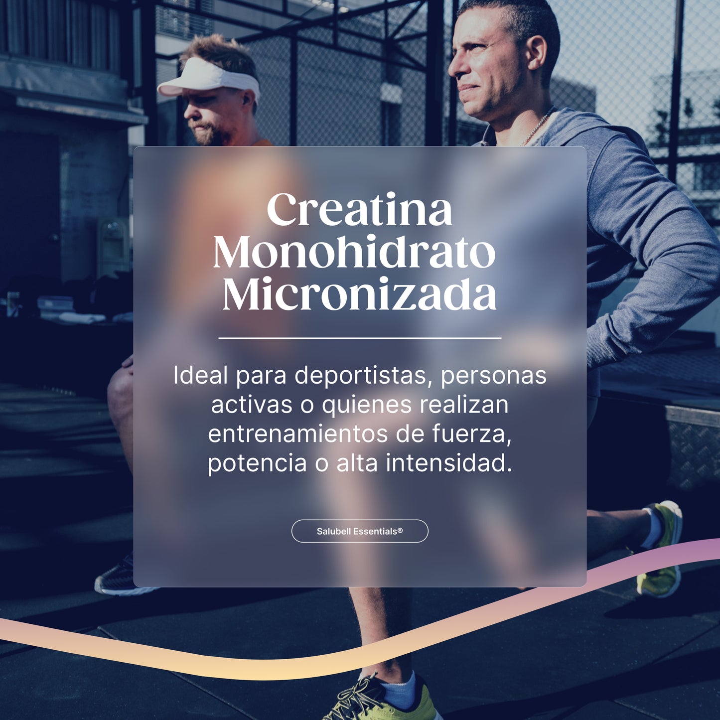 Creatina Monohidrato Micronizada Salubell Essentials para deportistas y entrenamientos de fuerza y alta intensidad