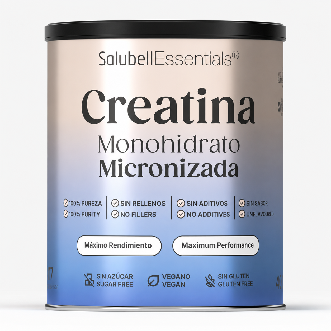 Creatina Monohidrato Micronizada Salubell 100% pureza