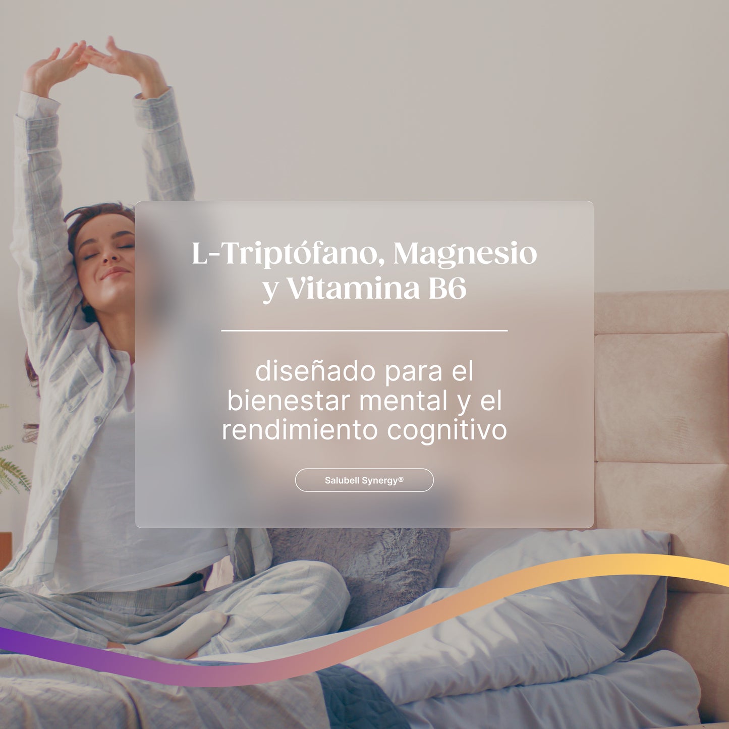 Tripto Plus Premium Salubell Synergy con L-Triptófano, magnesio y vitamina B6 para el bienestar mental y rendimiento cognitivo