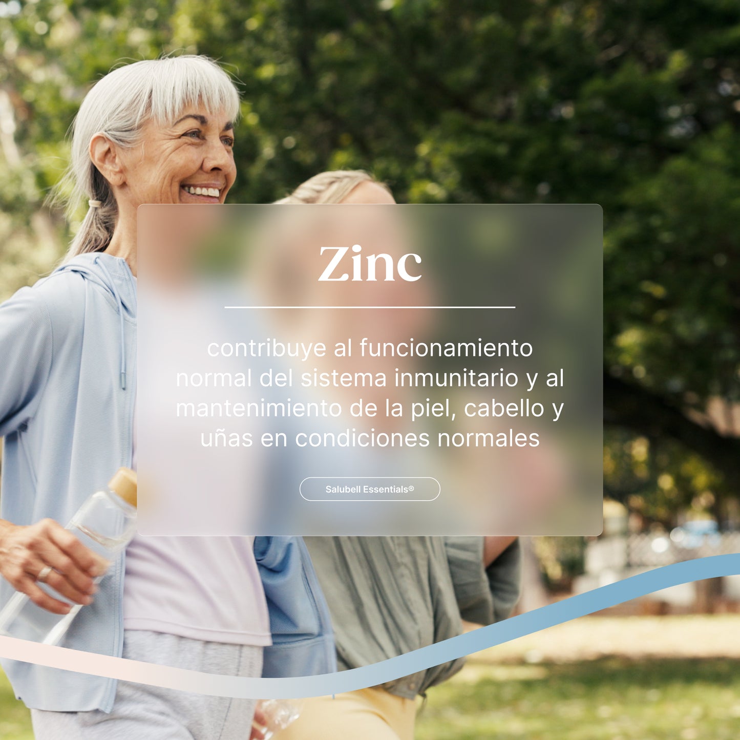 Zinc Salubell, contribuye al sistema inmunitario y al mantenimiento de la piel, cabello y uñas